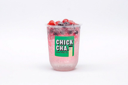 ChickCha - Sparkling Soda - Blueberry strawberry